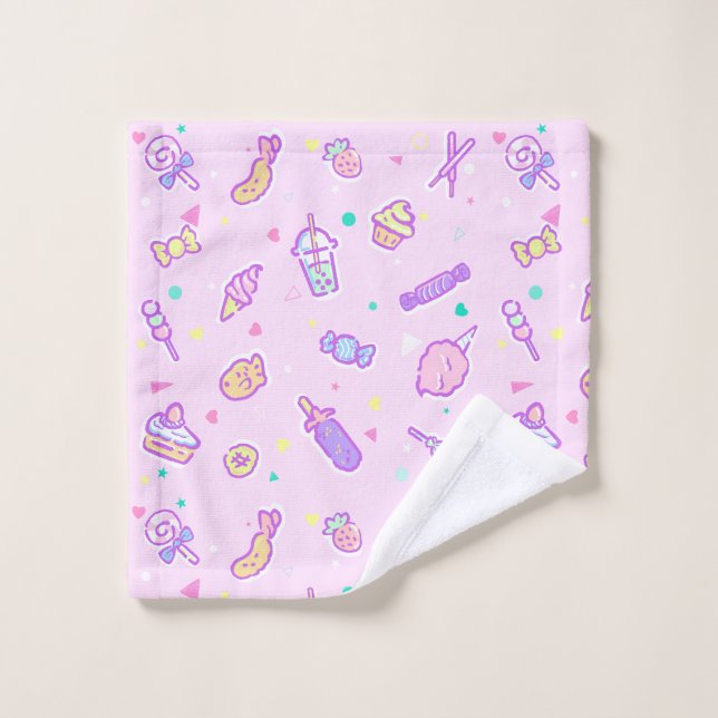 Dreaming of Summer Snacks Wash Cloth (Wash Cloth)
