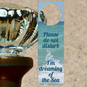 Dreaming of the Sea Do Not Disturb Door Hanger