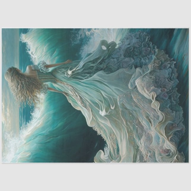 Dreaming of the Sea  Tissue Paper (Front)