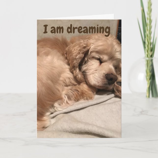 DREAMING OF **YOU** AT CHRISTMAS HOLIDAY CARD (Front)