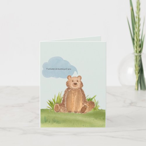 Dreaming of You Bear Card