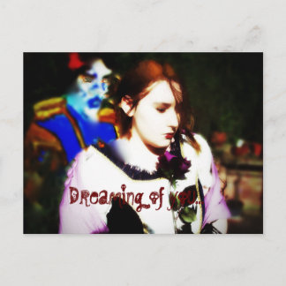 Dreaming of you postcard