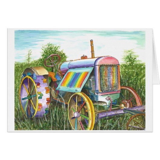 Dreaming Old Tractor Cards (Front Horizontal)