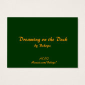 Dreaming on the Dock ATC (Back)