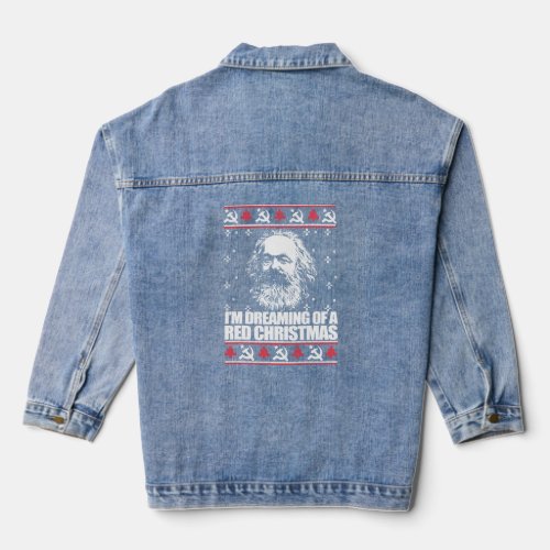 Dreaming Red Marx Ugly  Denim Jacket