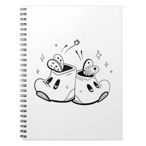  Dreaming Tired Boots Notebook