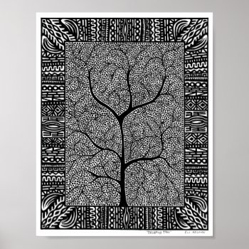 Dreaming Tree Poster by elihelman at Zazzle