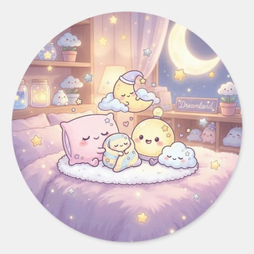 Dreamland Moon & Stars Baby Nursery Sticker
