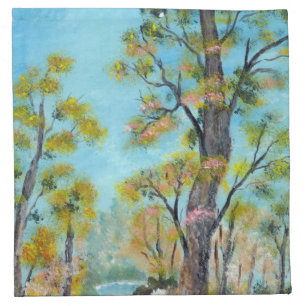 Dreamland's trees napkin_2 cloth napkin