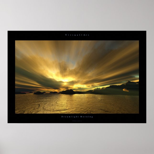 Dreamlight Morning Poster (Front)