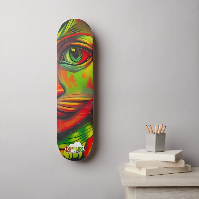DREAMRZ - CAT ONE - Skateboard (Wall Art)