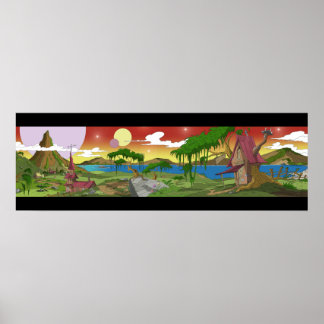 Dreams 36" x 12", Value Poster Paper (Matte)