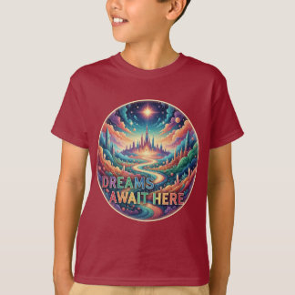 Dreams Await Here T-Shirt