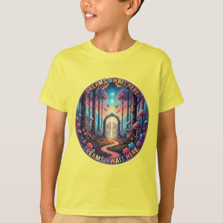 Dreams Await Here T-Shirt