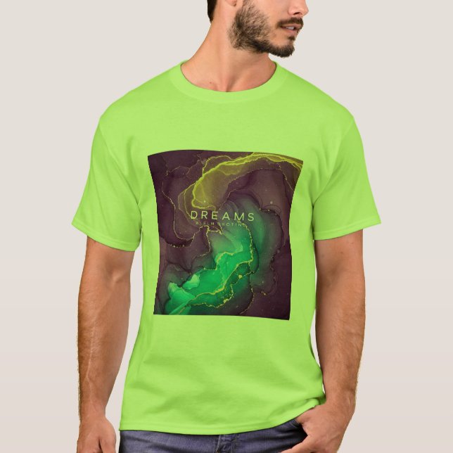 "Dreams Await Realization" t-shirt lagzary design (Front)