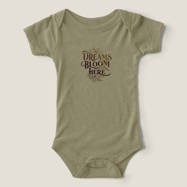 Dreams Bloom Here  Infant T-shirt (Design Front)