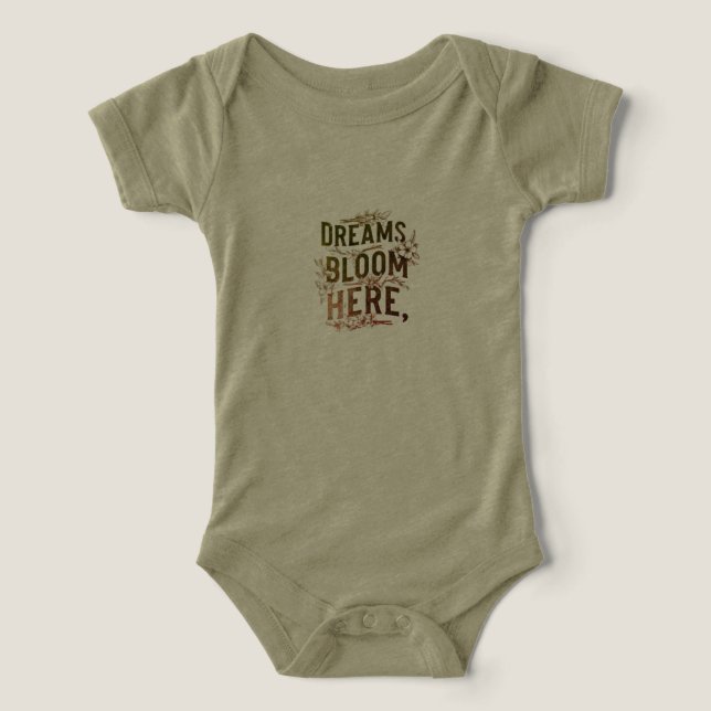 Dreams Bloom Here   Infant T-shirt (Design Front)