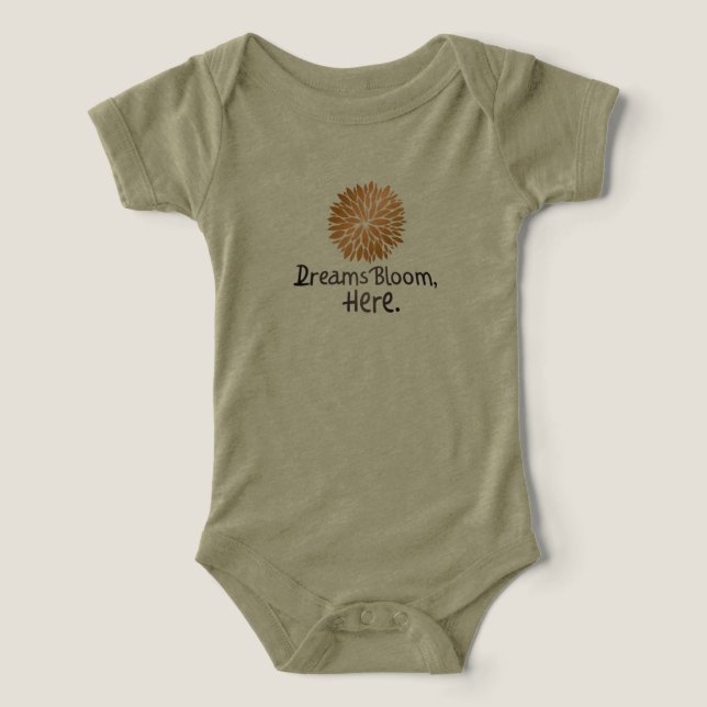 Dreams Bloom Here Infant T-shirt (Design Front)