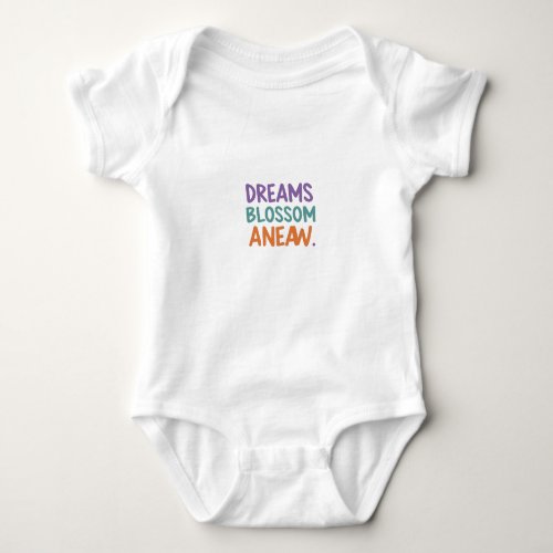 Dreams Blossom Anew Baby Bodysuit