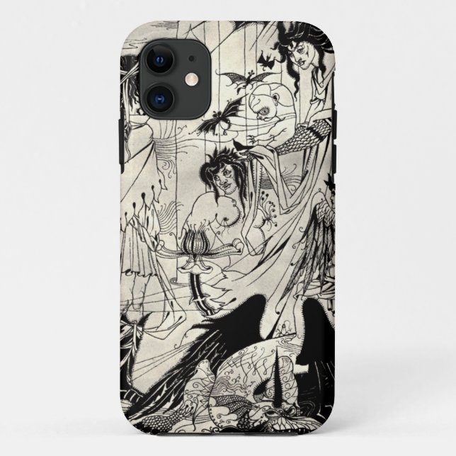 Dreams by Aubrey Beardsley Case-Mate iPhone Case (Back)