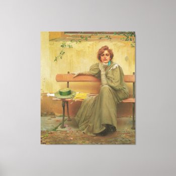 Dreams By Vittorio Matteo Corcos 1896 Canvas Print by TheArts at Zazzle