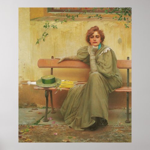 Dreams by Vittorio Matteo Corcos 1896 Poster