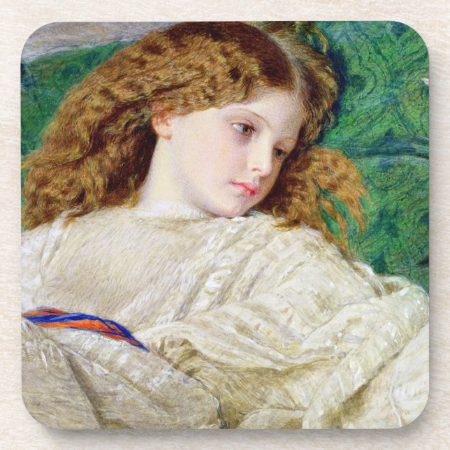Dreams, c.1861 (w/c, bodycolour and gum over graph beverage coaster (Front)