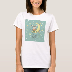 Dreams Come True Bunny on the Moon T-Shirt
