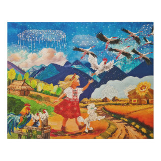 Dreams Come True – Colorful Art Canvas Print