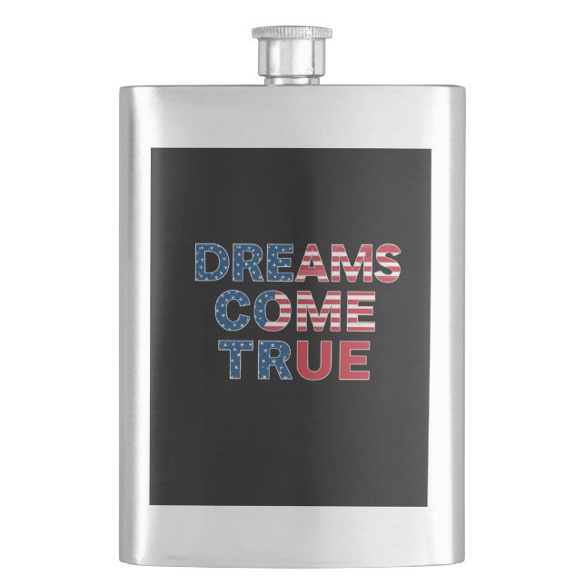 Dreams Come True  Flask (Front)