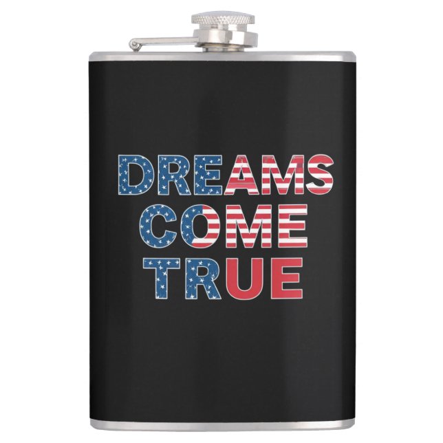 Dreams Come True  Flask (Front)