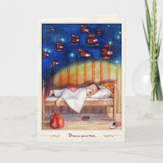 Dreams come true holiday card (Front)