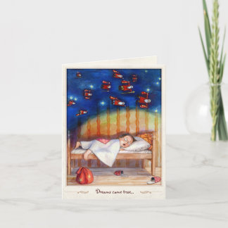 Dreams come true holiday card