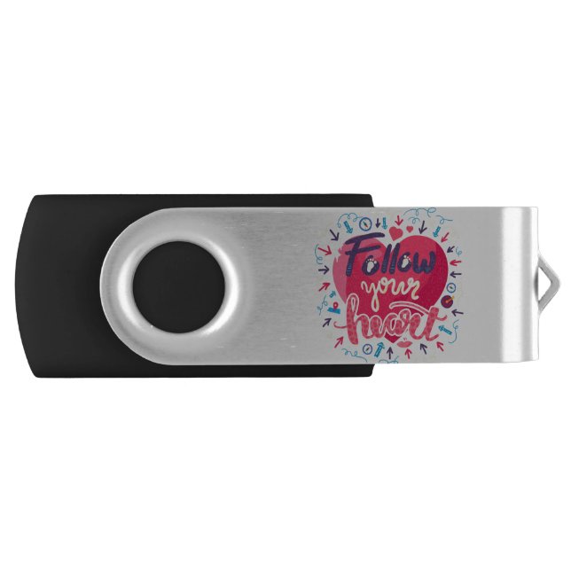 Dreams come true, Inspirational quotes Flash Drive (Front)