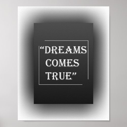 Dreams Come True _ Inspiring Poster