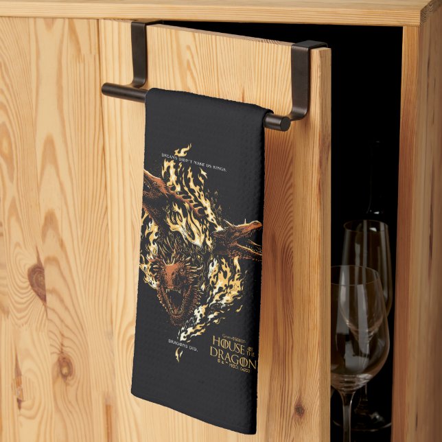 Dreams Didn't Make Us Kings. Dragons Did. Kitchen Towel (Thirds Fold)