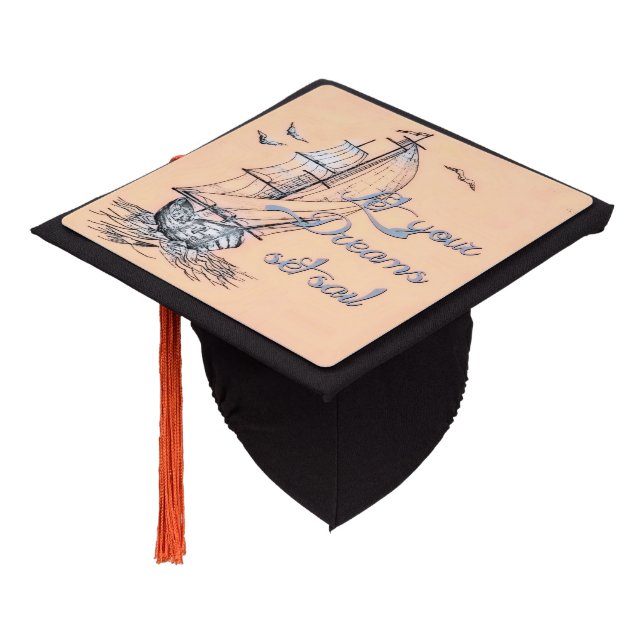Dreams Graduation Cap Topper (Angled)