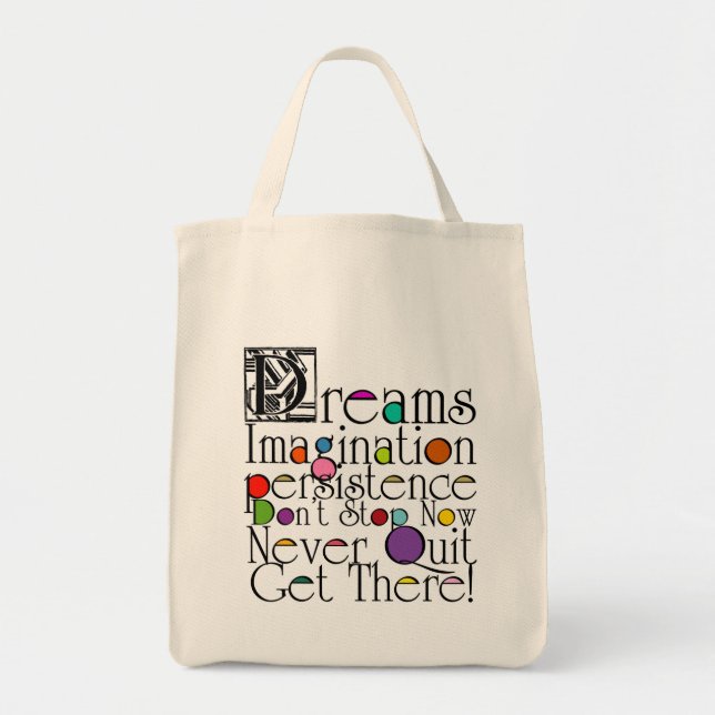 Dreams & Imagination Tote Bag (Front)