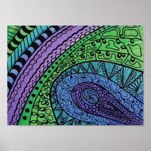 Dreams in Blue Poster