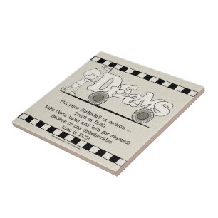 Dreams in Motion Ceramic Tile