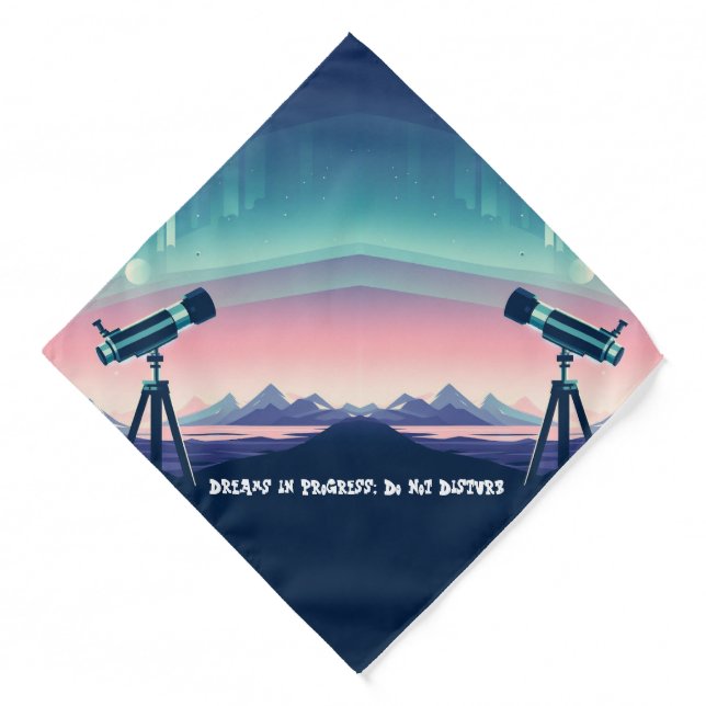 Dreams In Progress; Do Not Disturb Bandana (Front)