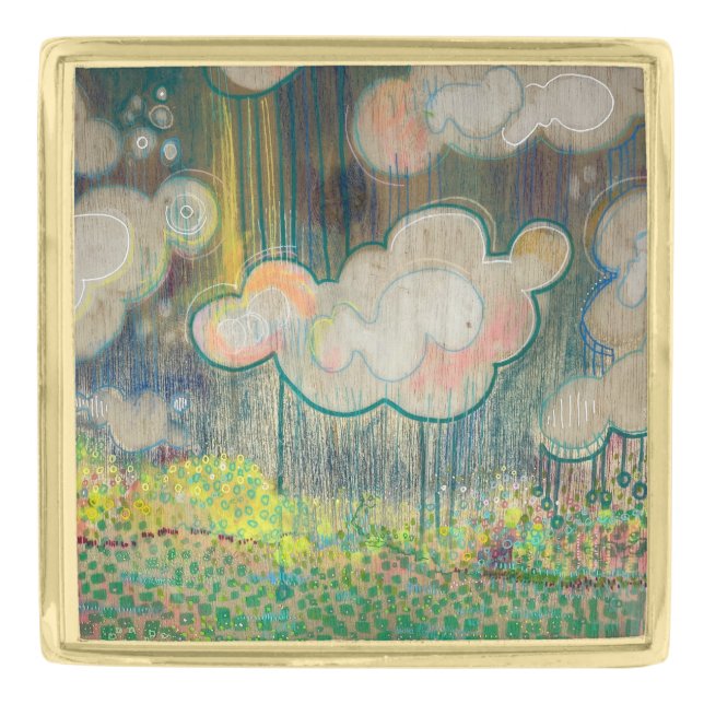 Dreams in Sherbert lapel pin (Front)