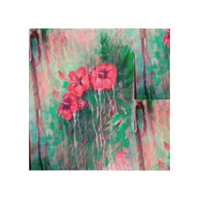 Dreams in the  Rain Wood Wall Art (Front)