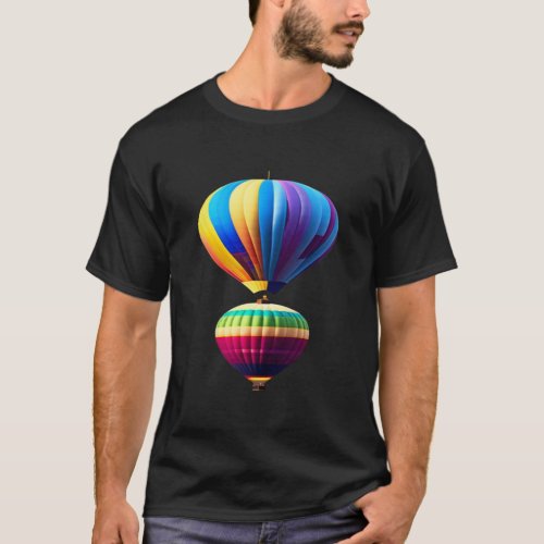Dreams in the Sky Inspiring Hot Air Balloon Fest T_Shirt