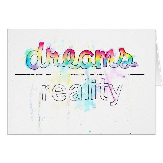 Dreams Into Reality Cards (Front Horizontal)