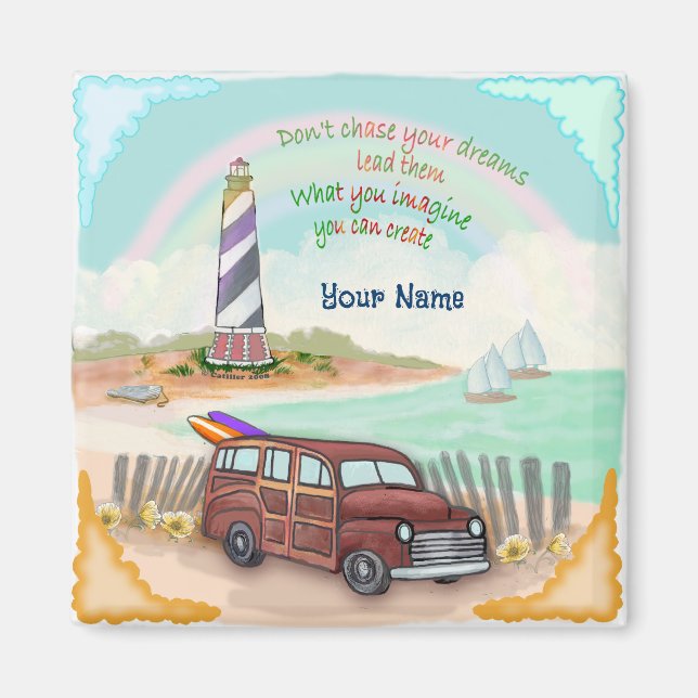 Dreams Lighthouse  Magnet (Front)