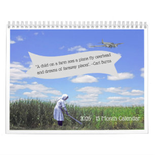 "Dreams Of Faraway Places" 2026 15-Month Calendar