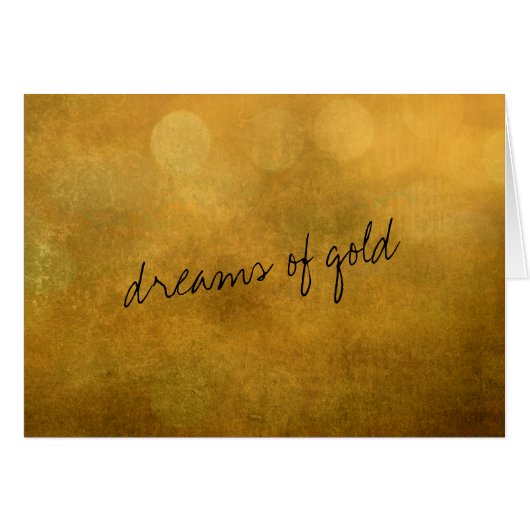 dreams of gold cards (Front Horizontal)