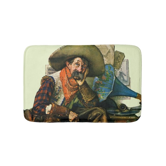 Dreams of Long Ago Bathroom Mat (Front)