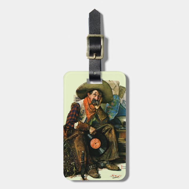 Dreams of Long Ago Luggage Tag (Front Vertical)